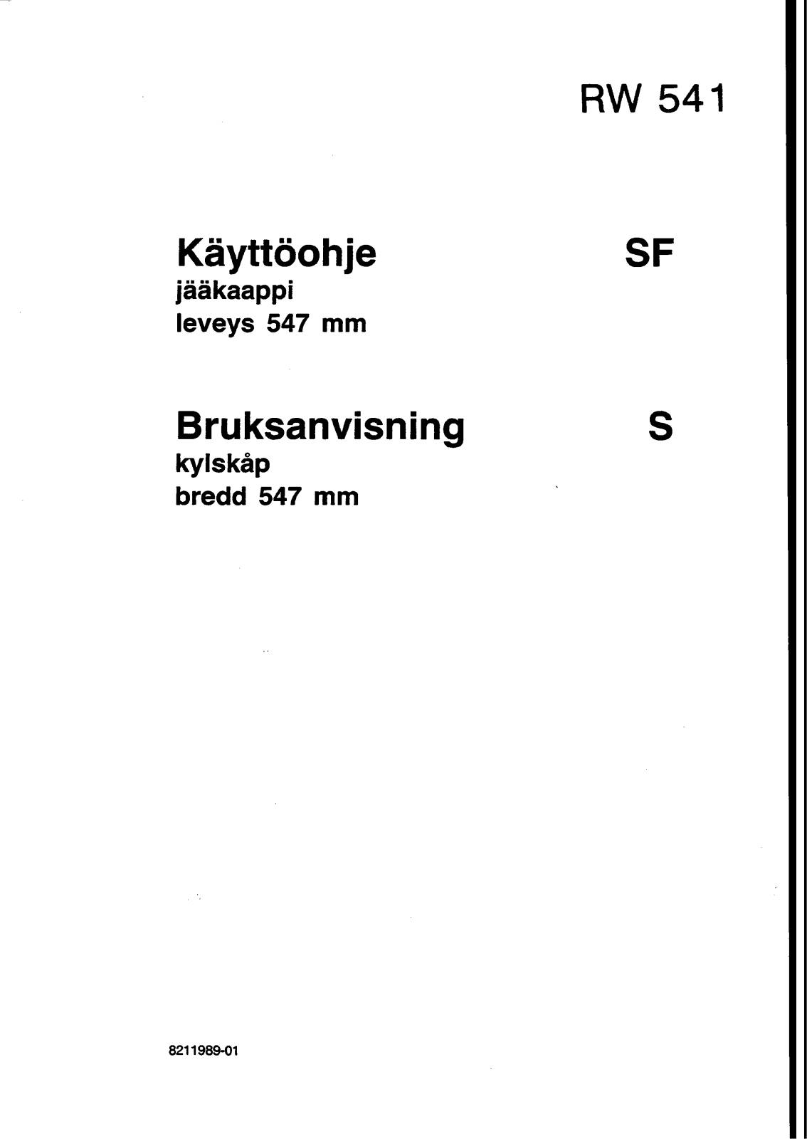 Husqvarna QR66W User Manual