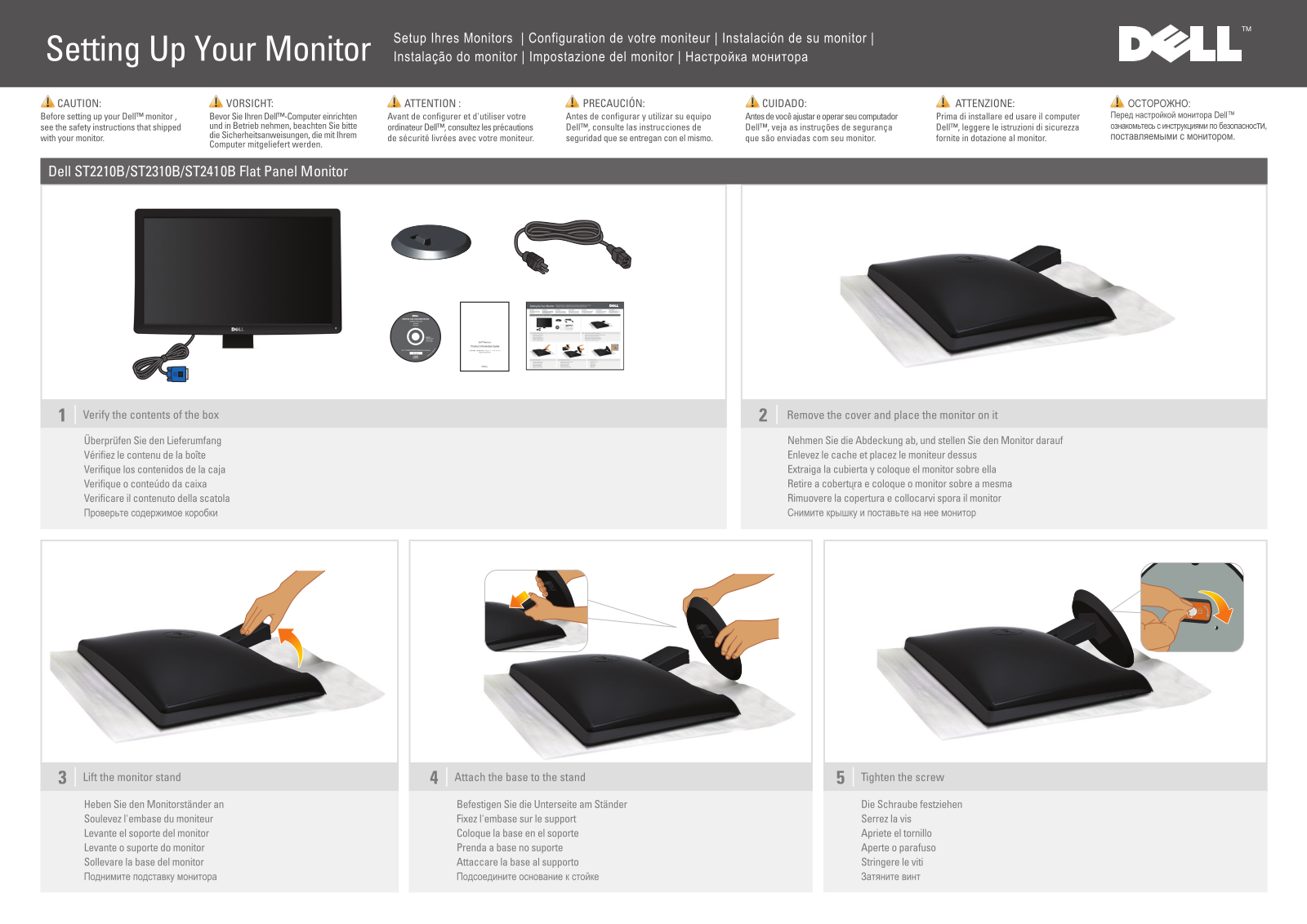 Dell ST2410B, ST2210B, ST2310B, 66M2N User Manual