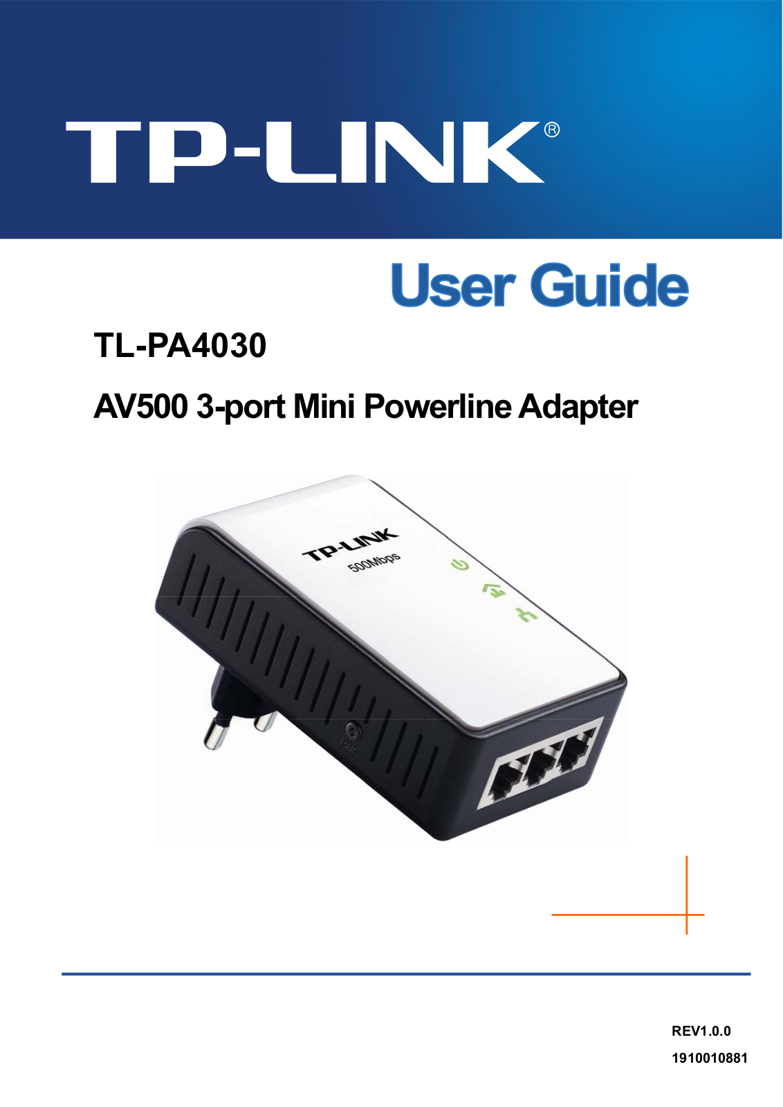 TP-Link TL-PA4030 User Manual
