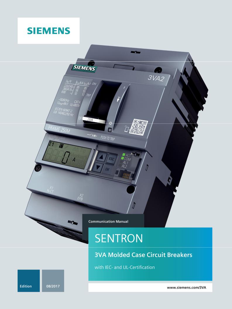 Siemens SENTRON System Manual