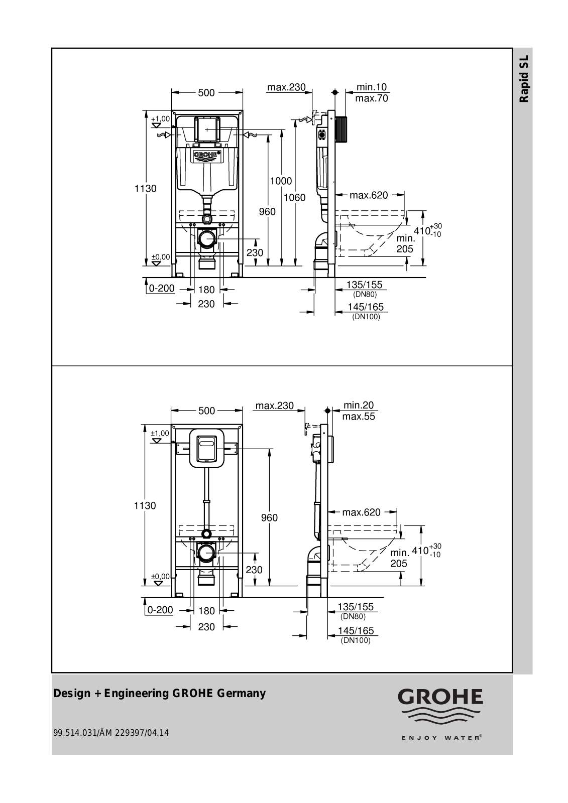 GROHE Rapid SL 38528001 User Manual