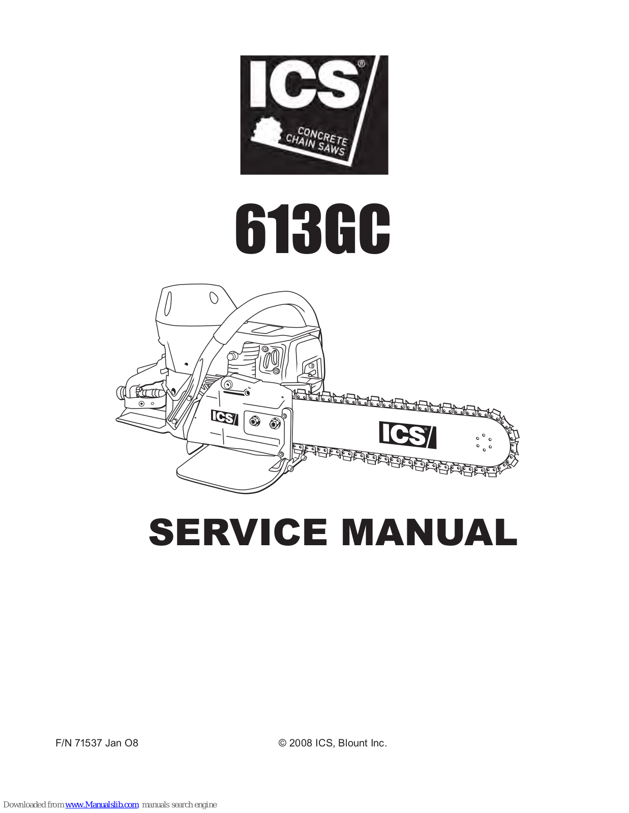 ICS 613GC Service Manual