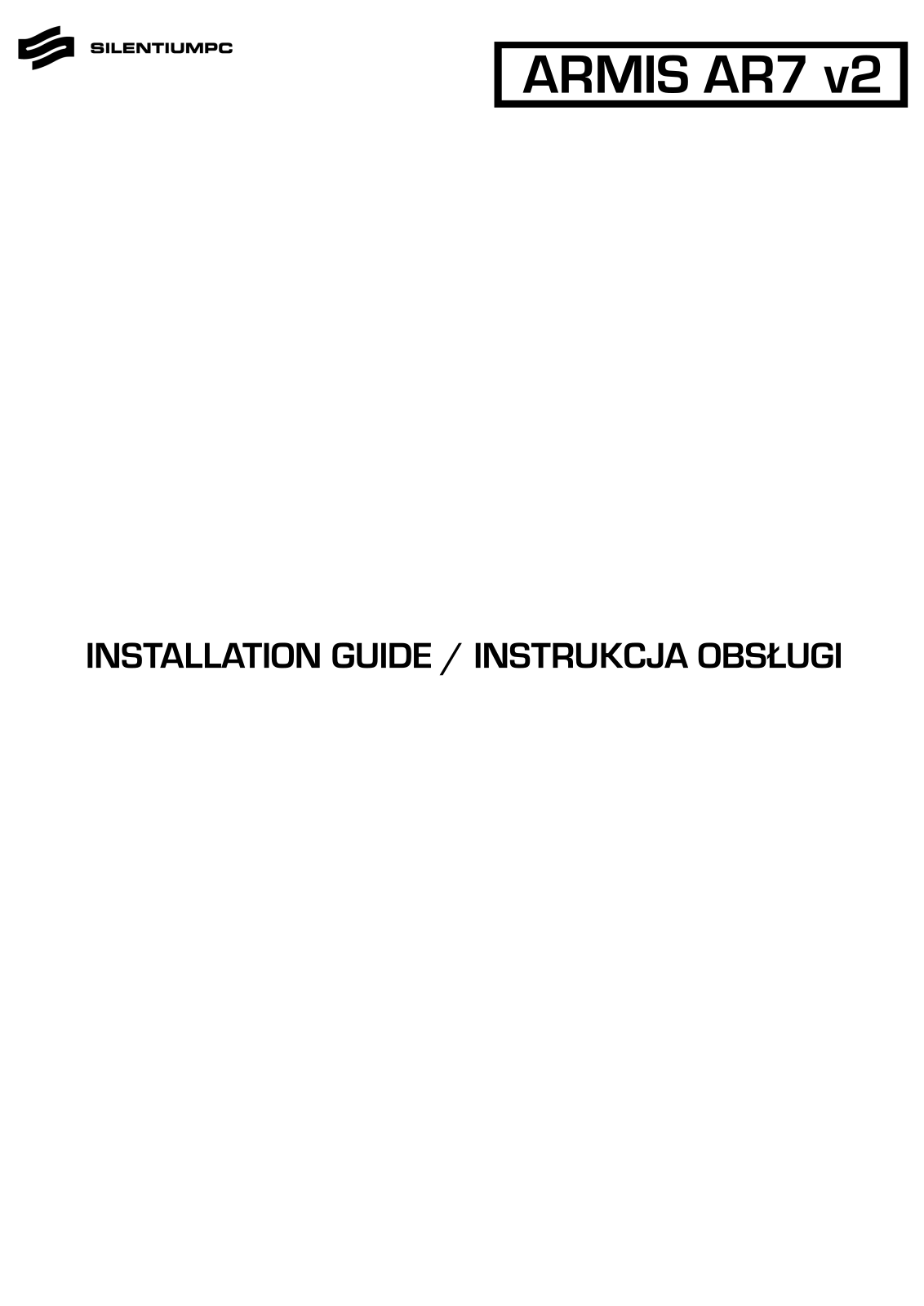 SilentiumPC Armis AR7 User Manual