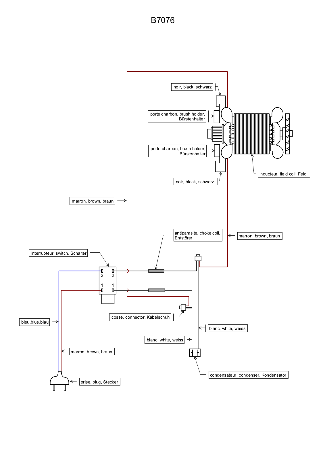 Ryobi B7076 User Manual