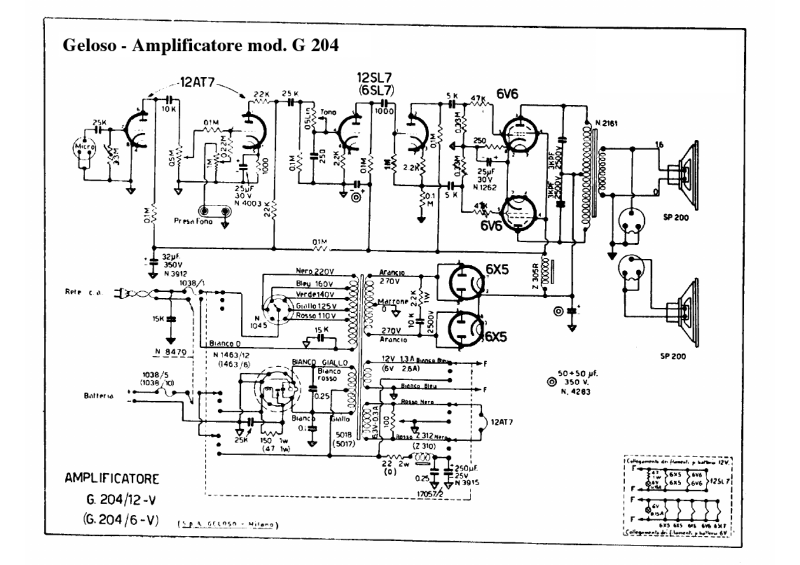 Geloso g204 schematic