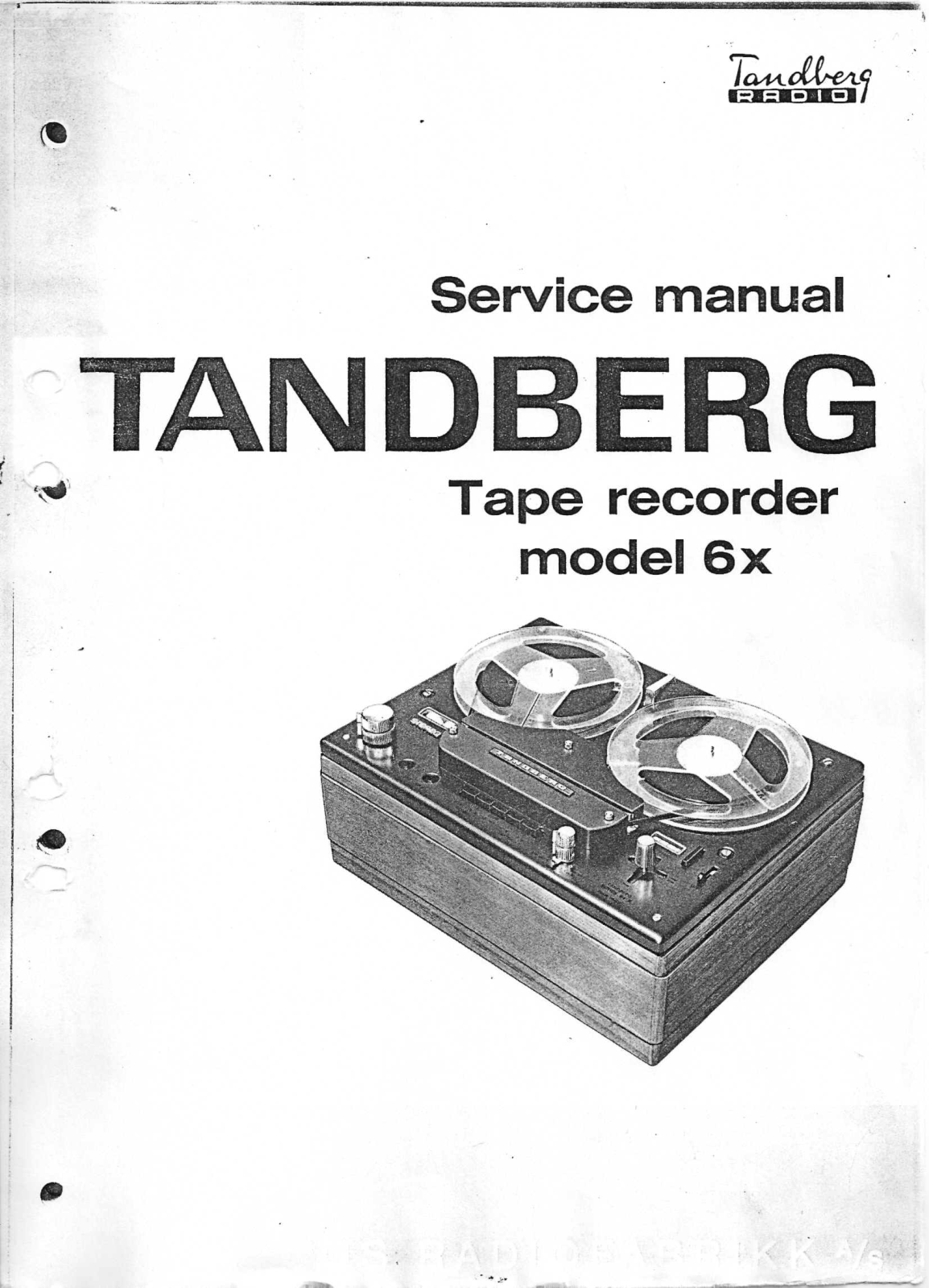 Tandberg 6-X Service manual