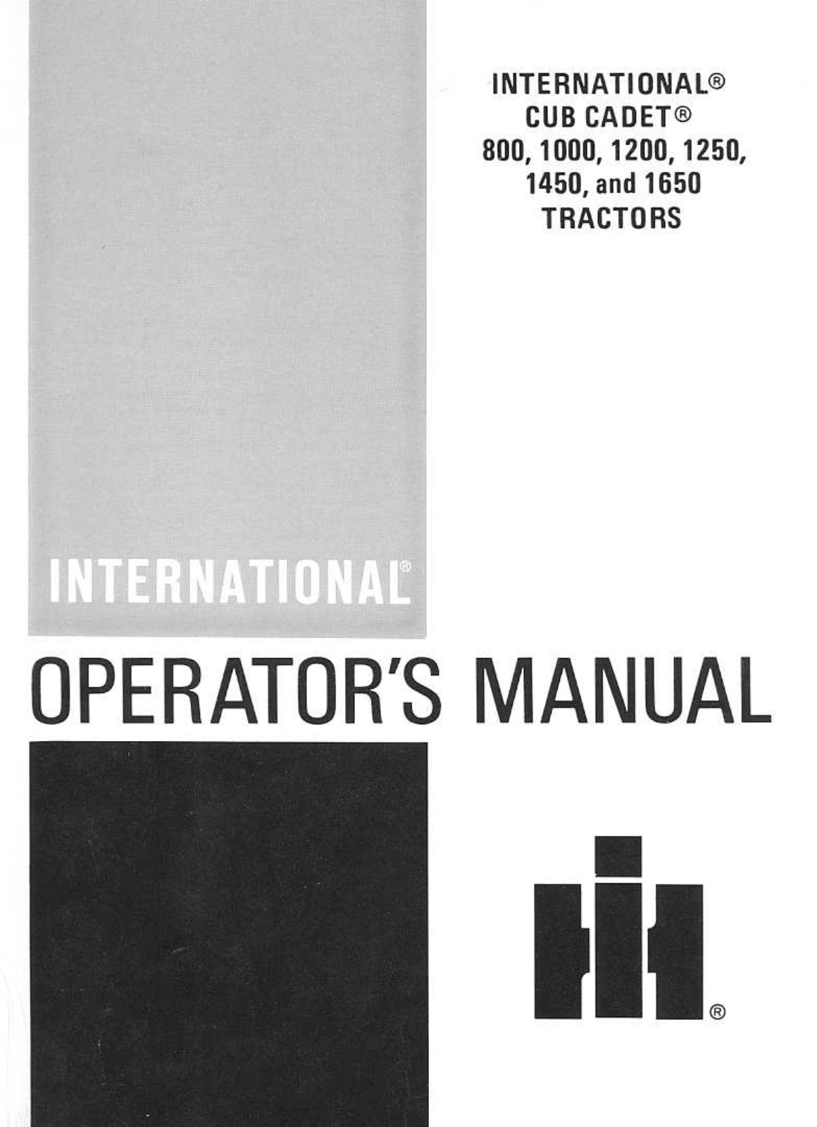 Mtd 1000, 800, 1200, 1250, 1450 operators Manual - ManualMachine.com