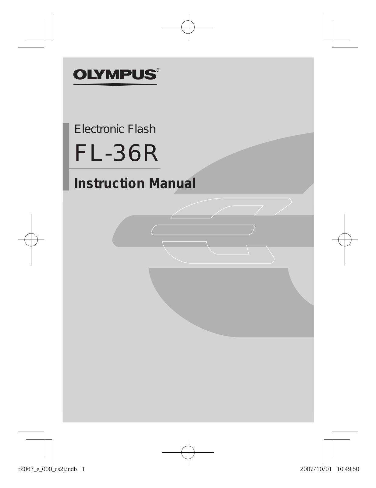 Olympus FL 36R User Manual