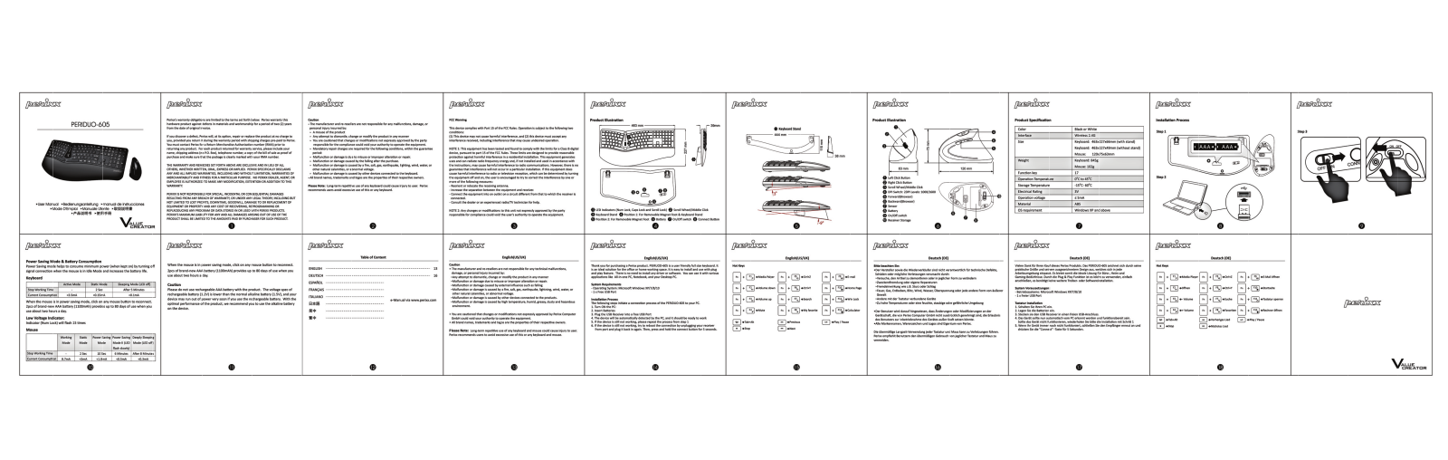 Perixx Computer PERIDUO 605 User Manual - ManualMachine.com