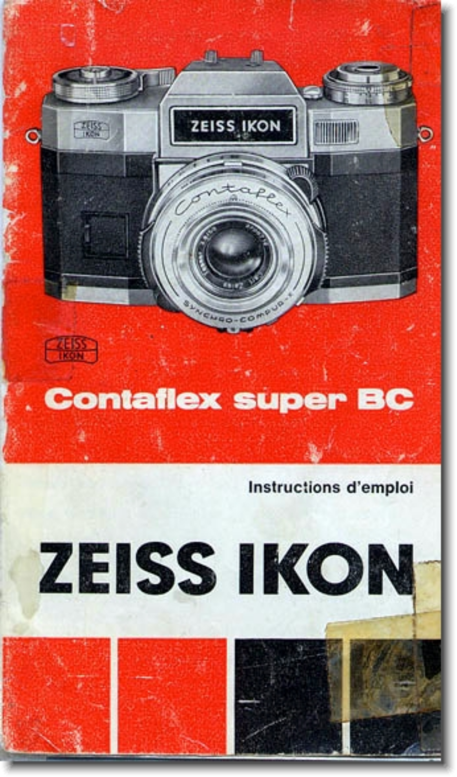 ZEISS IKON Contaflex Super BC Instruction Manual