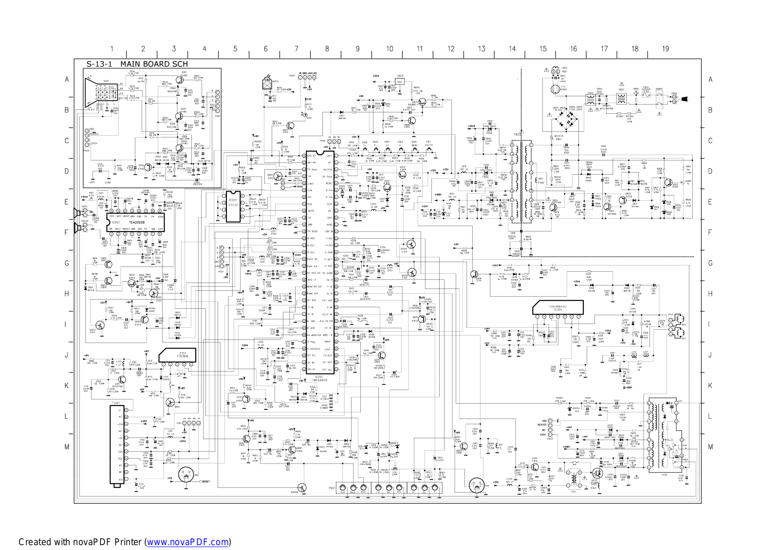 BEKO S13-1 Schematic