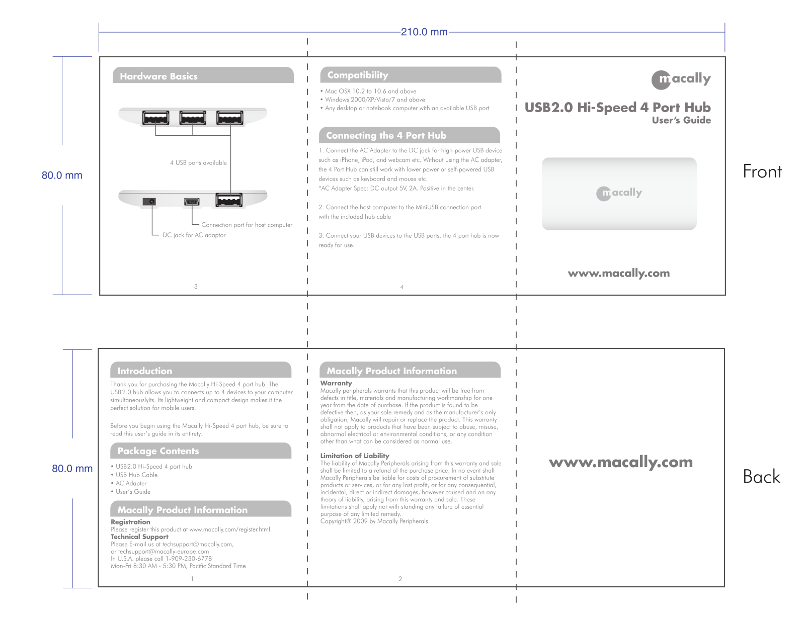 Macally 4PORTHUB User Manual