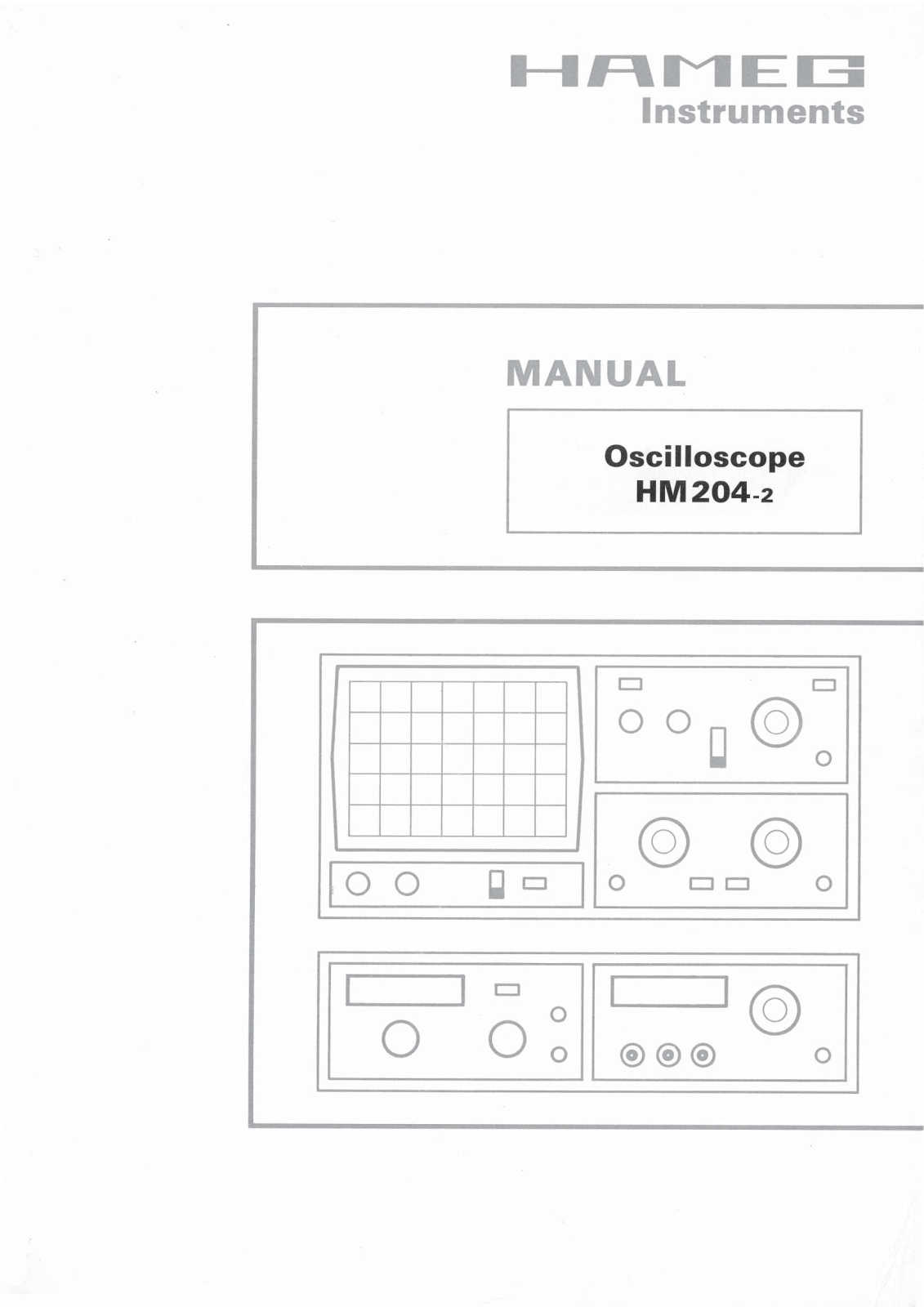 HAMEG HM204-2 User Guide