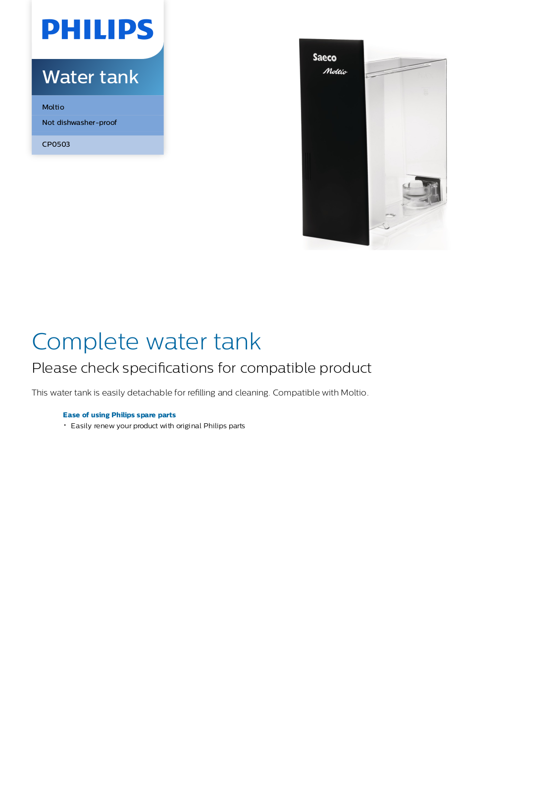 Philips CP0503/01 leaflet - ManualMachine.com