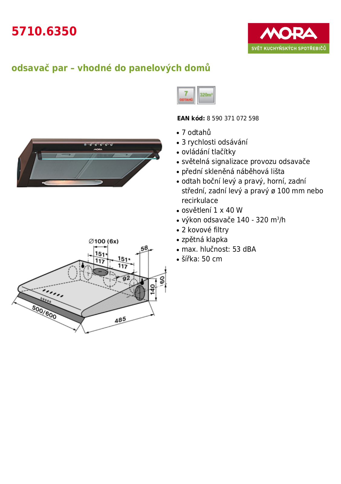 Mora OP 5710.6350 User Manual