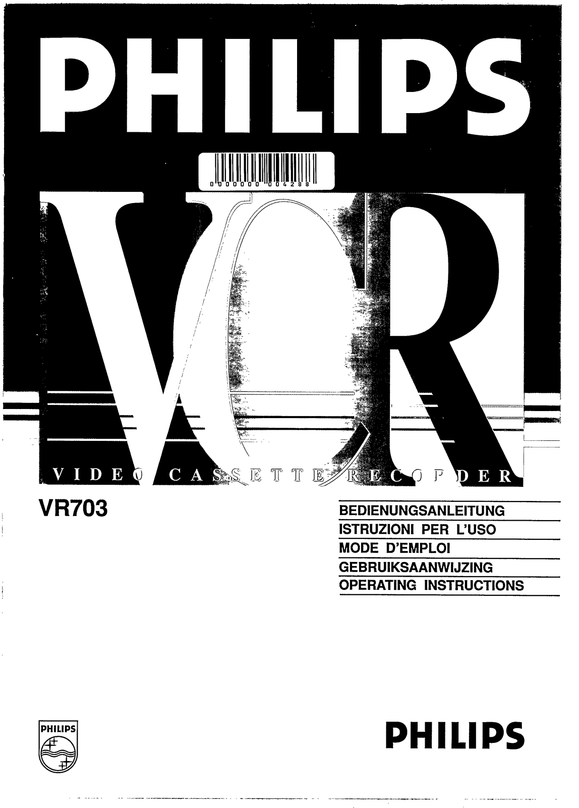 Philips VR703 User Manual