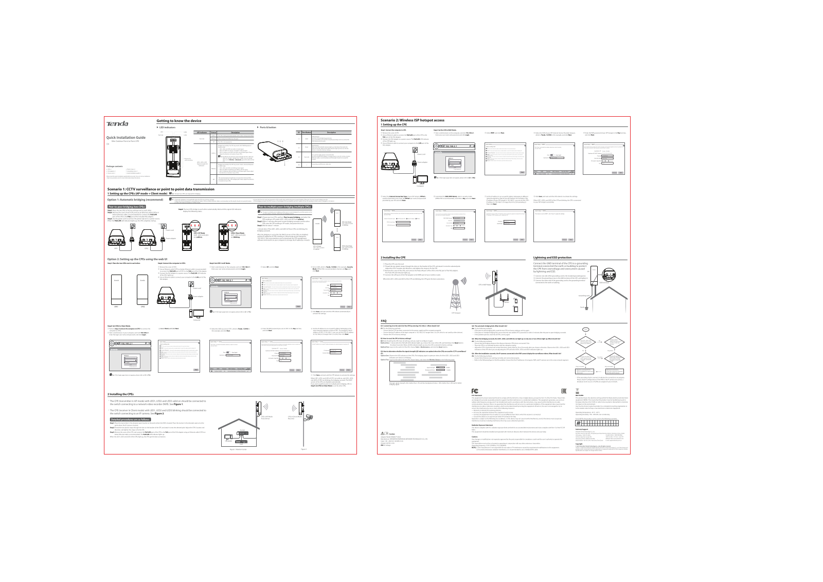 TENDA TECHNOLOGY O4 User Manual