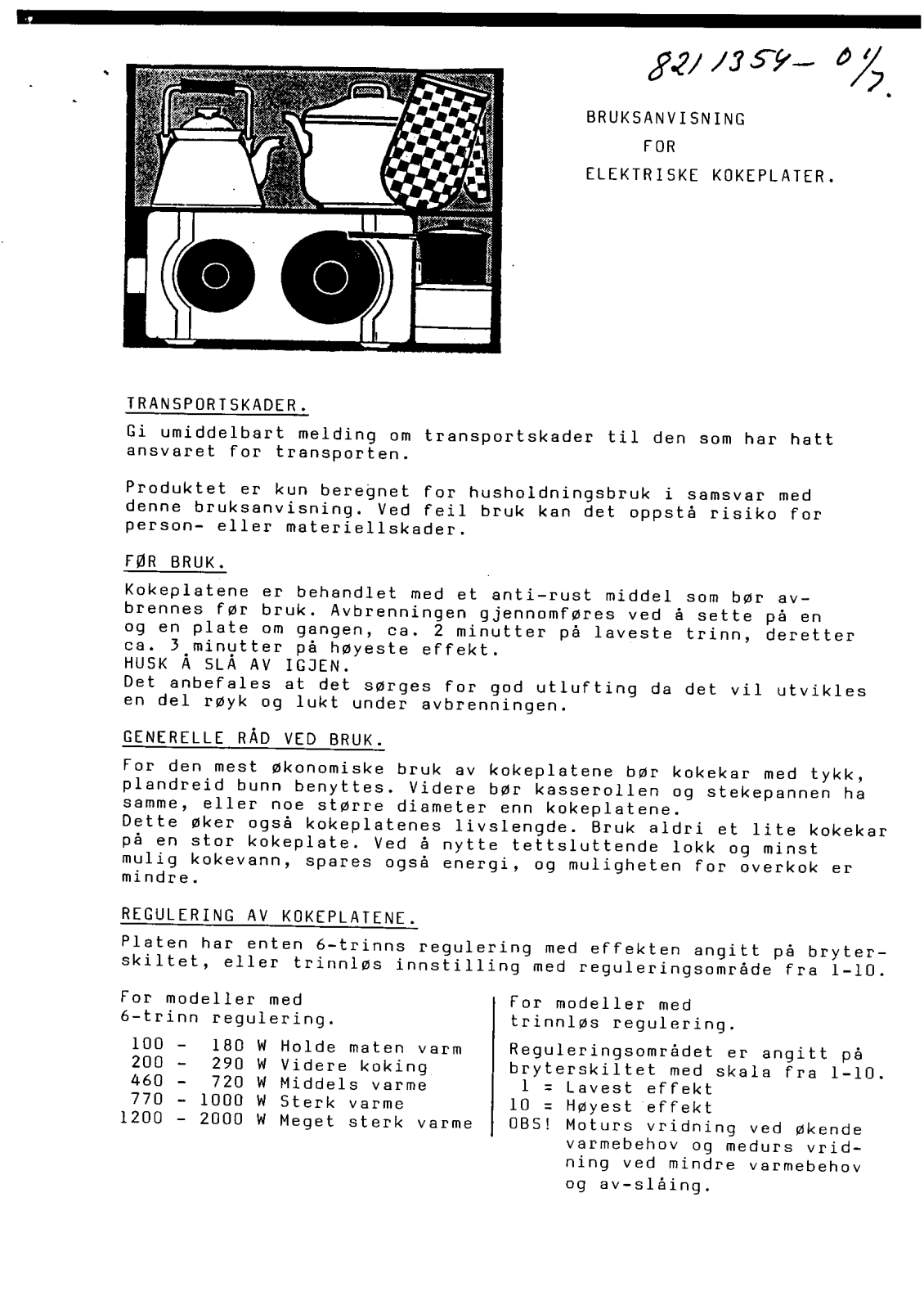 AEG CU212, CU211 User Manual