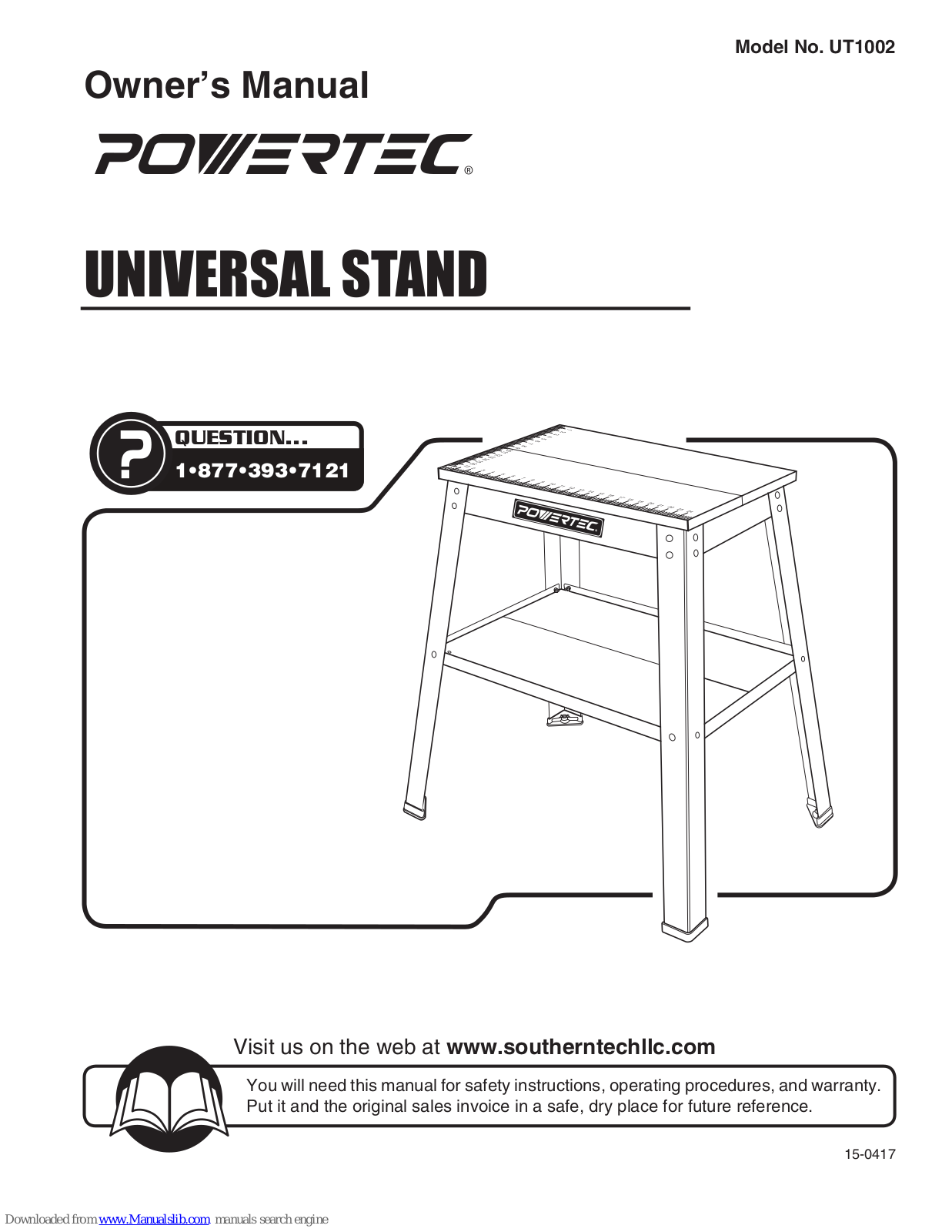 PowerTec UT1002 Owner's Manual