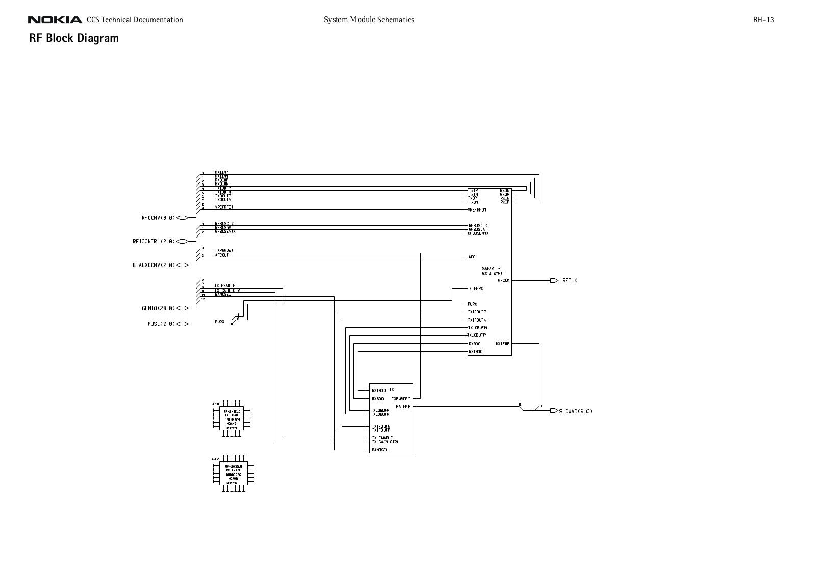 Nokia 6340i Service Manual 12 rh 13 schematics