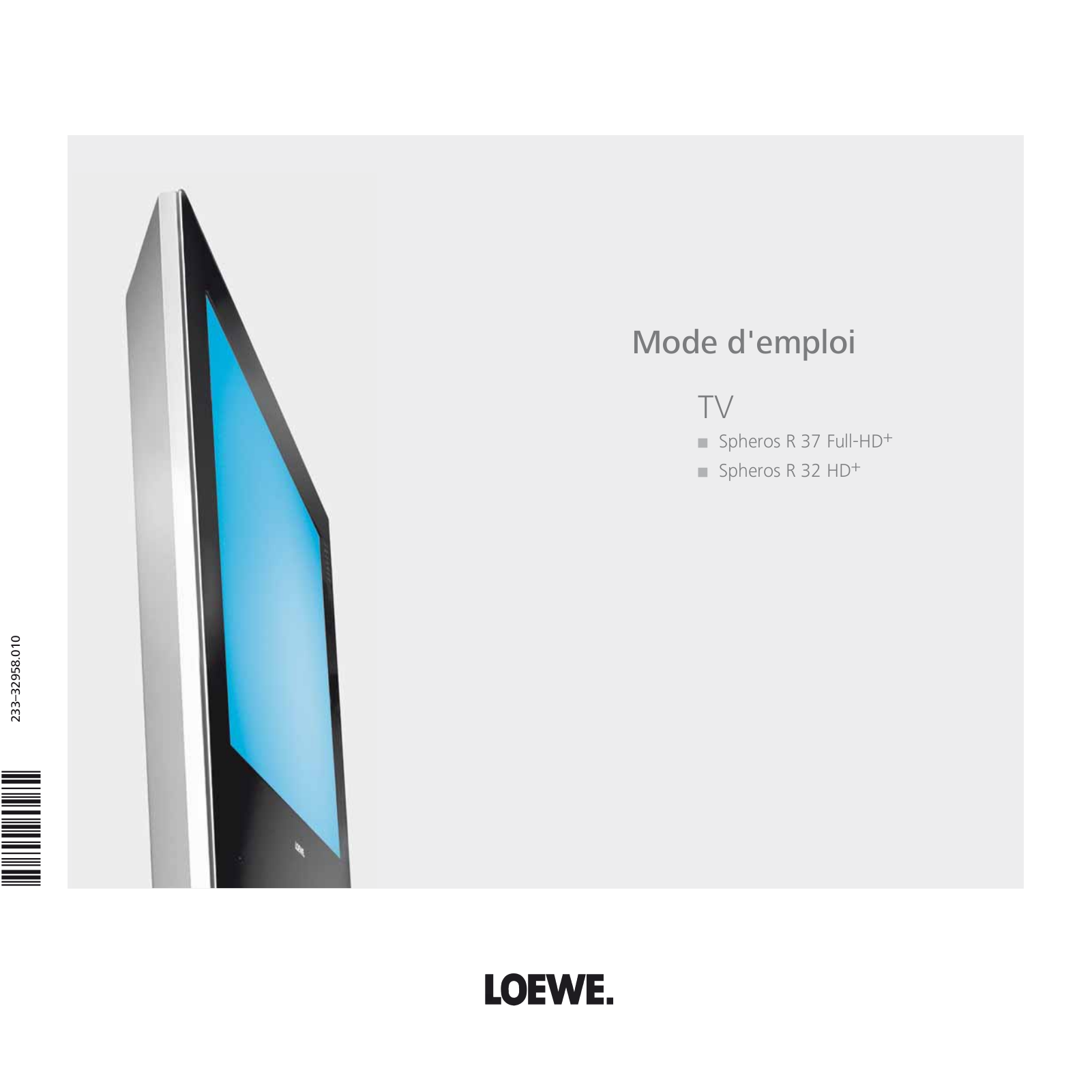 LOEWE Spheros R37 User Manual