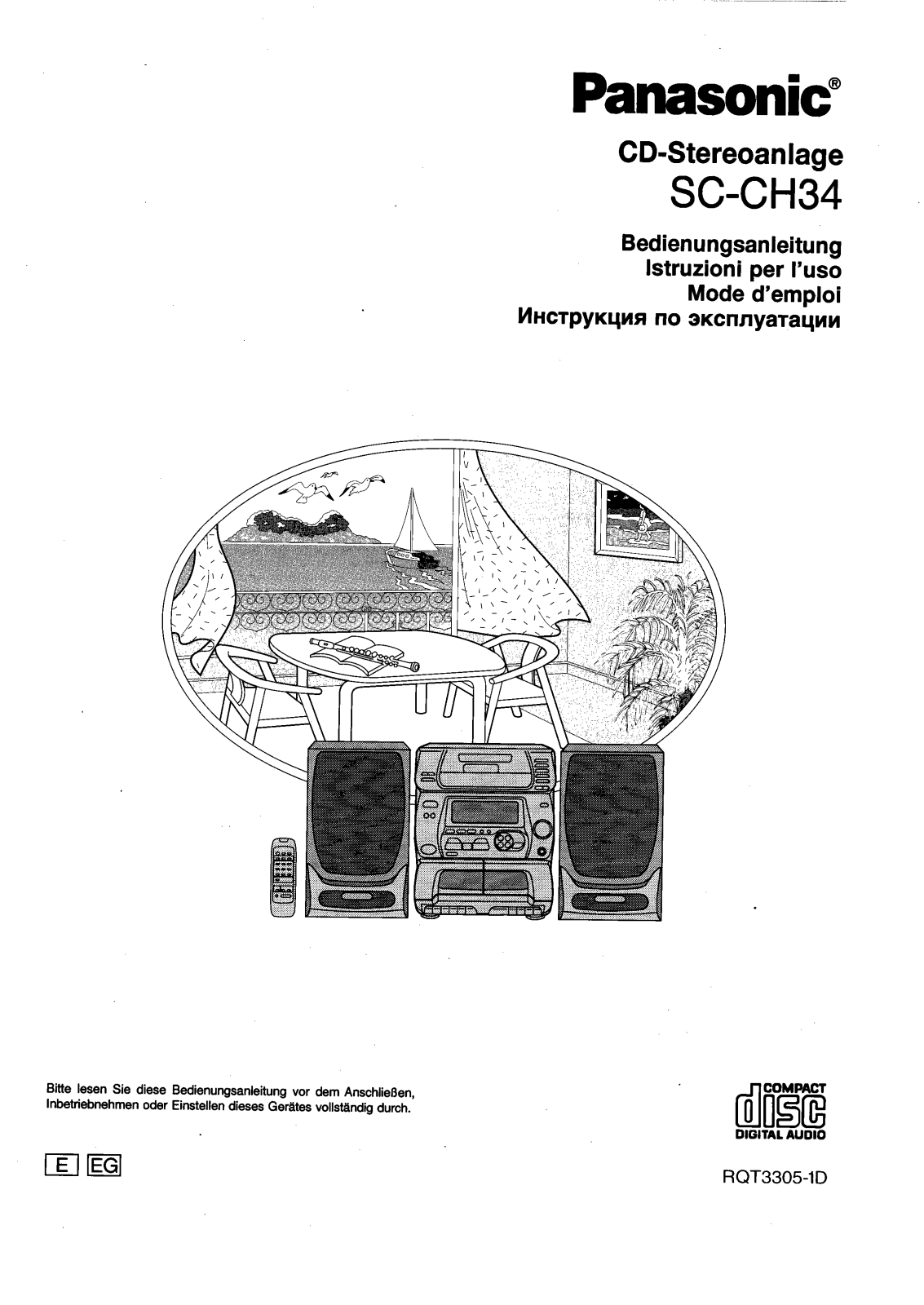 Panasonic SC-CH34 User Manual