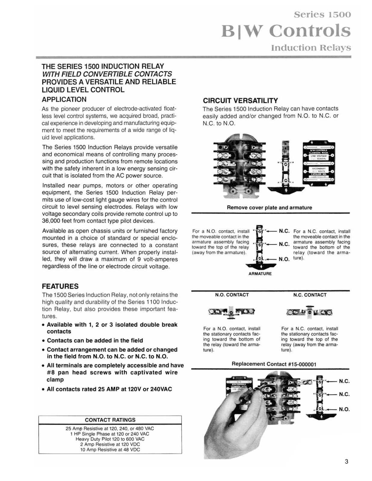 BW Controls 1500 Series Catalog - ManualMachine.com