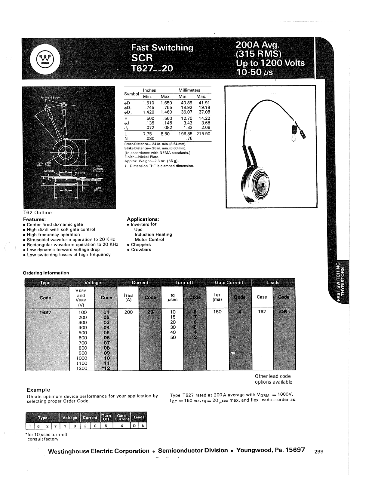 Powerex T627__20 Data Sheet