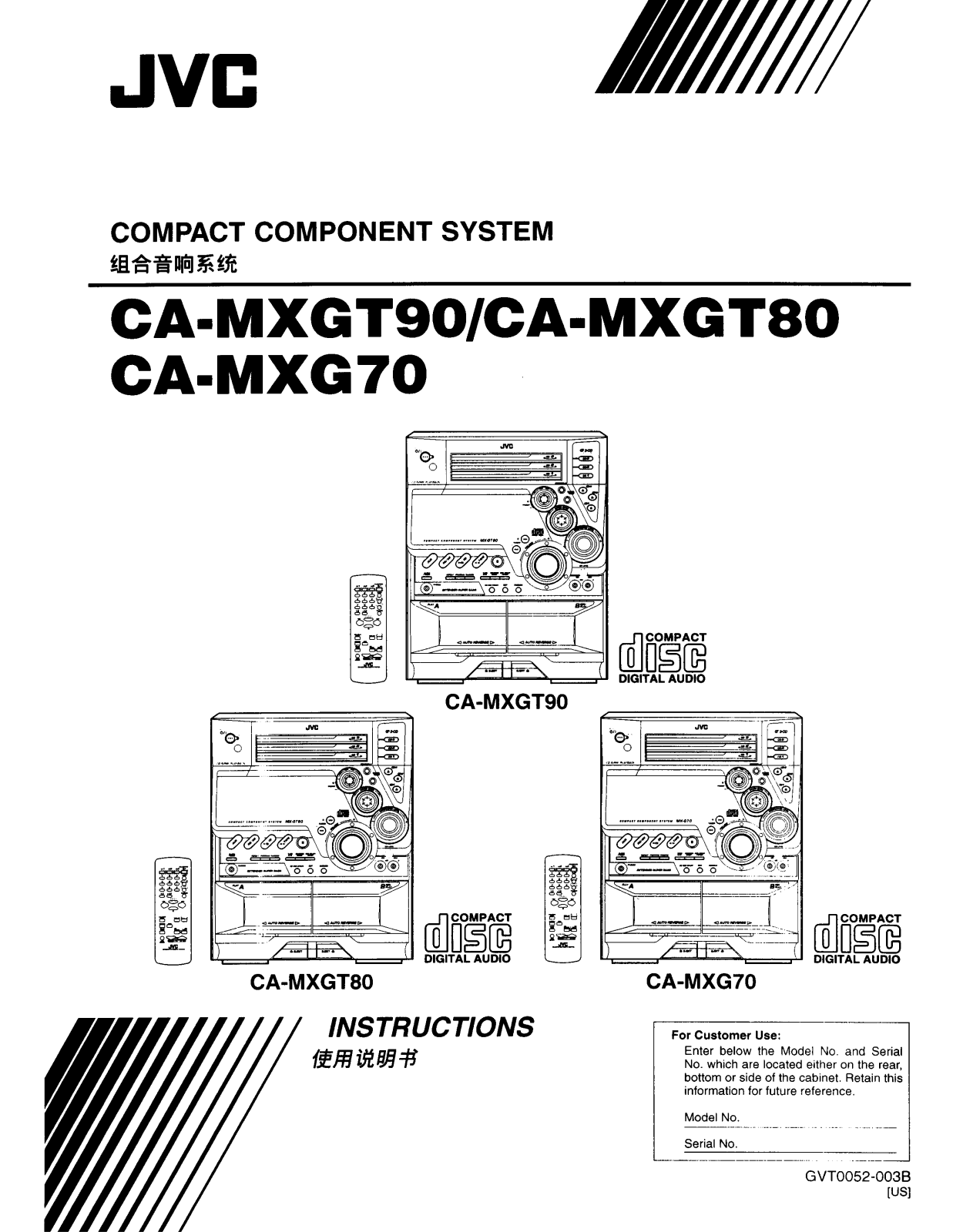 JVC MX-GT90 User Manual