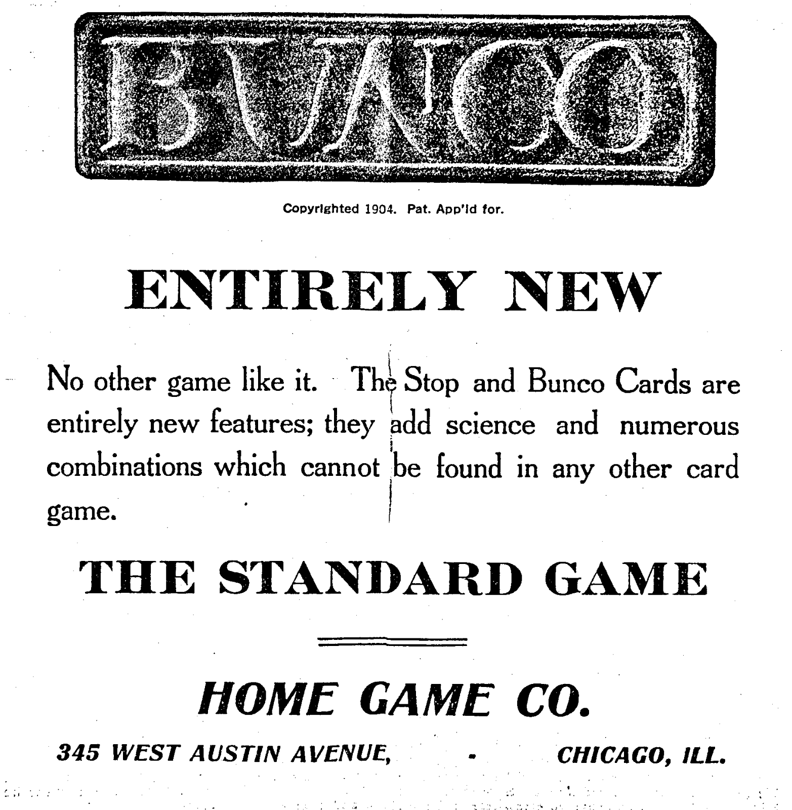 Hasbro BUNCO User Manual