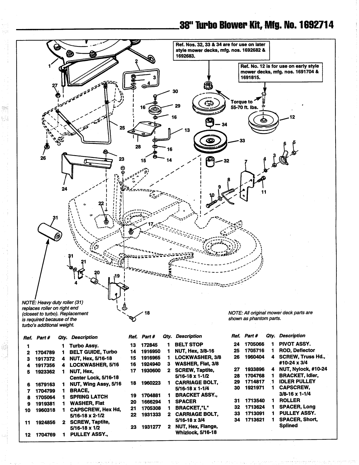 Snapper 1692714 User Manual