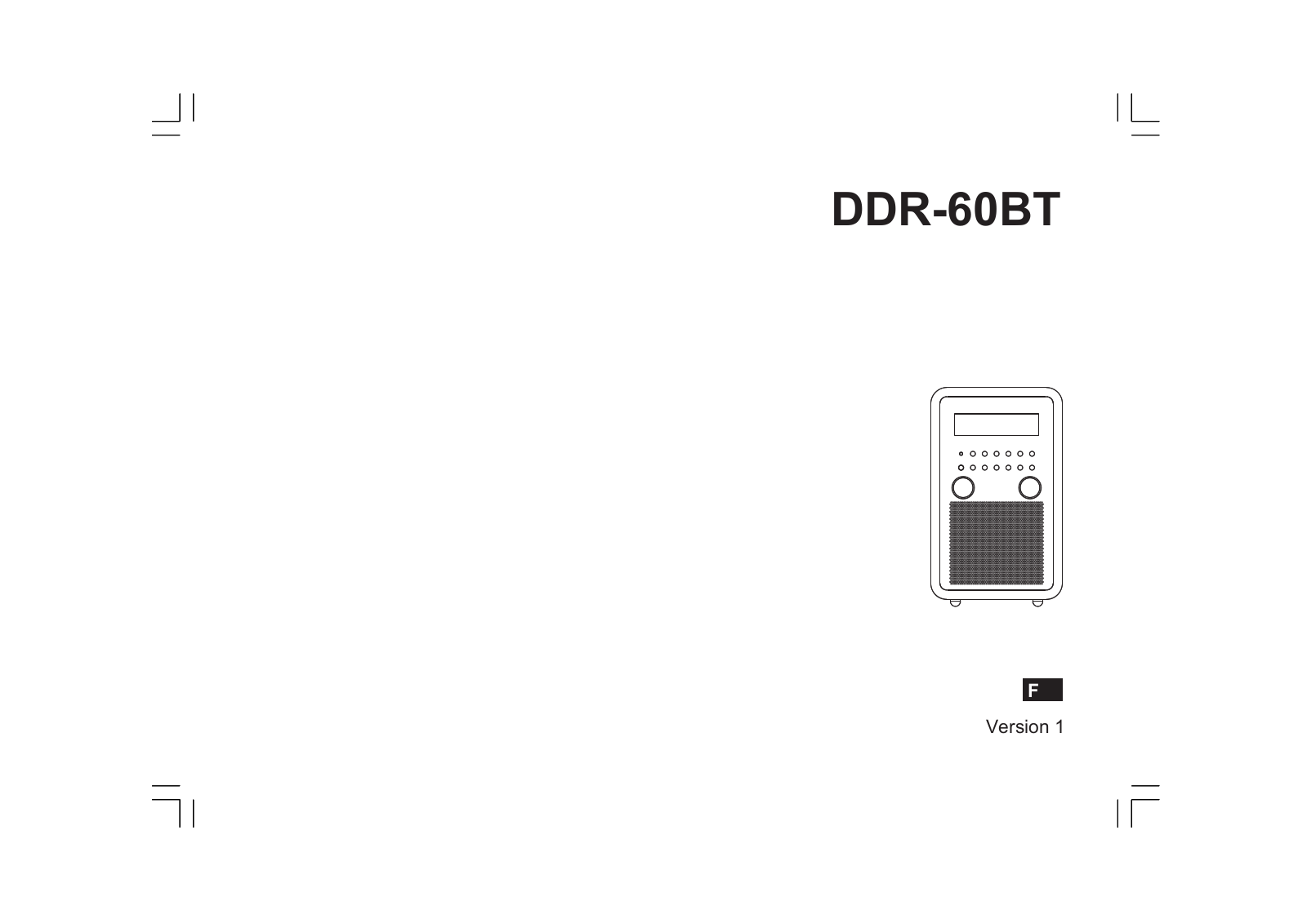 SANGEAN DDR-60BT User Manual