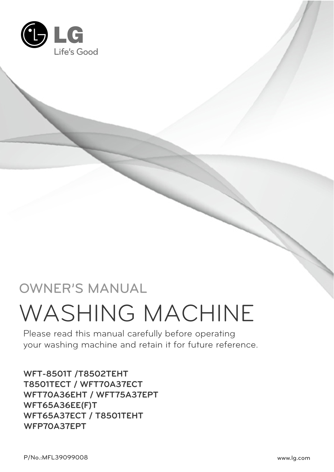 LG T8501TEHT Owner’s Manual