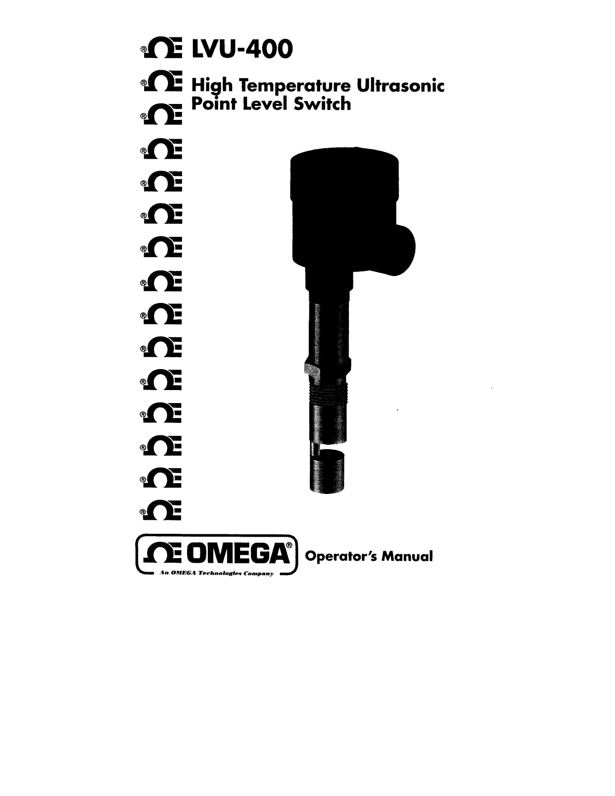 Omega Products LVU-400 Installation  Manual