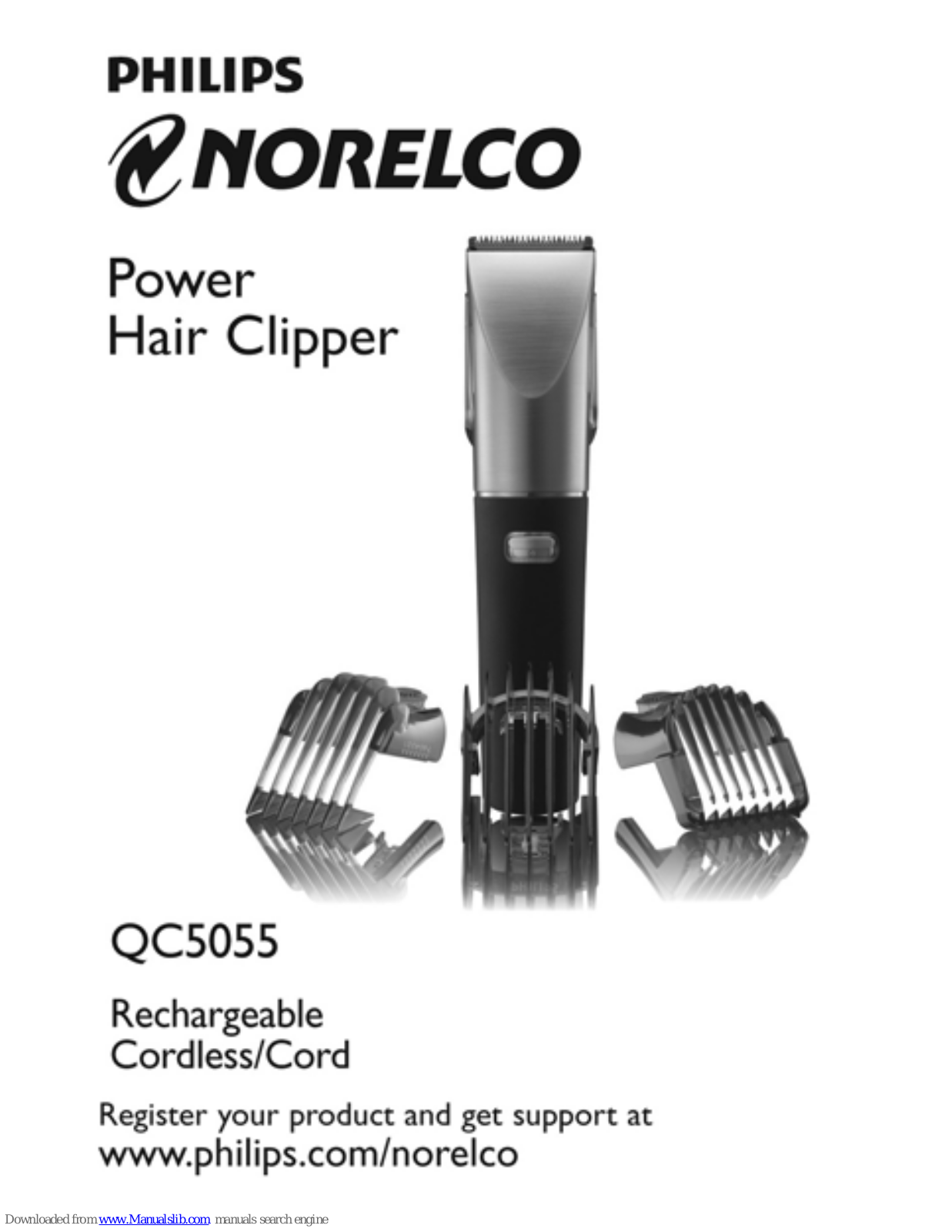 Philips Norelco QC5055/60, Norelco QC5055 User Manual