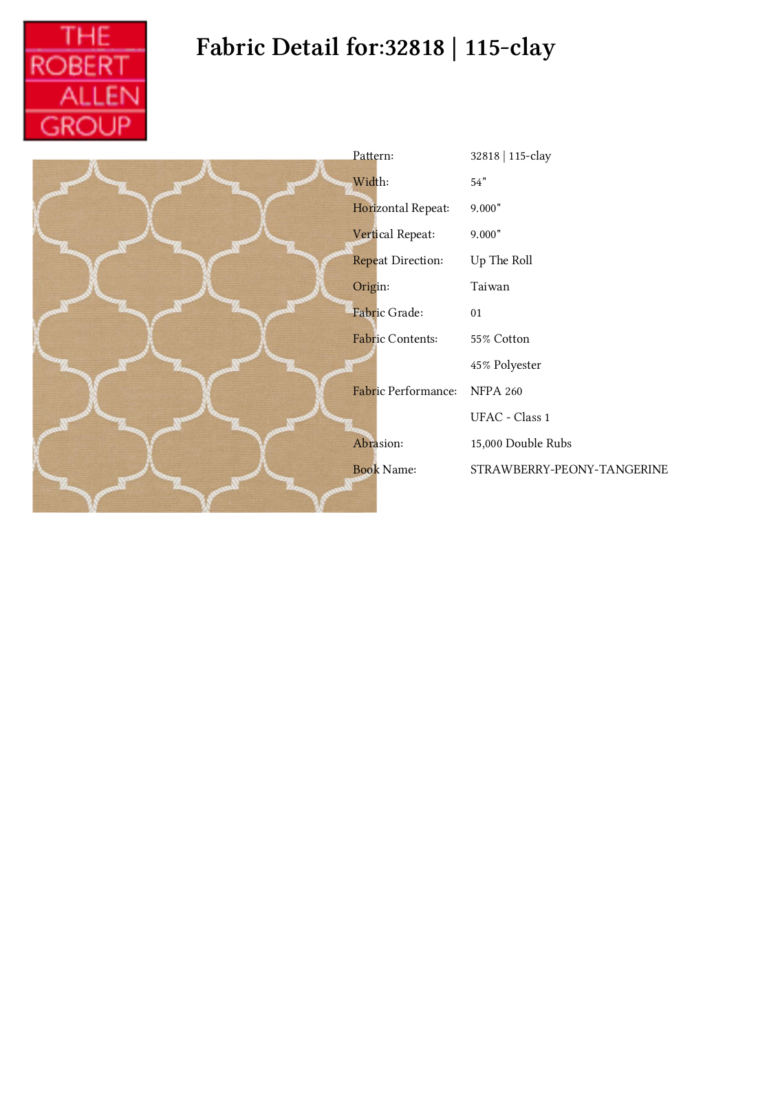 Duralee CRAL4403 Specifications - ManualMachine.com