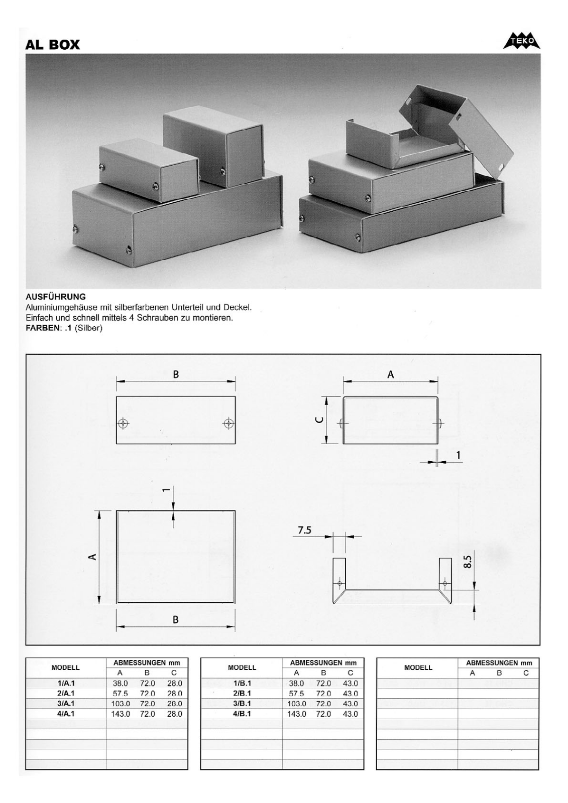 TEKO A1 Datasheet - ManualMachine.com