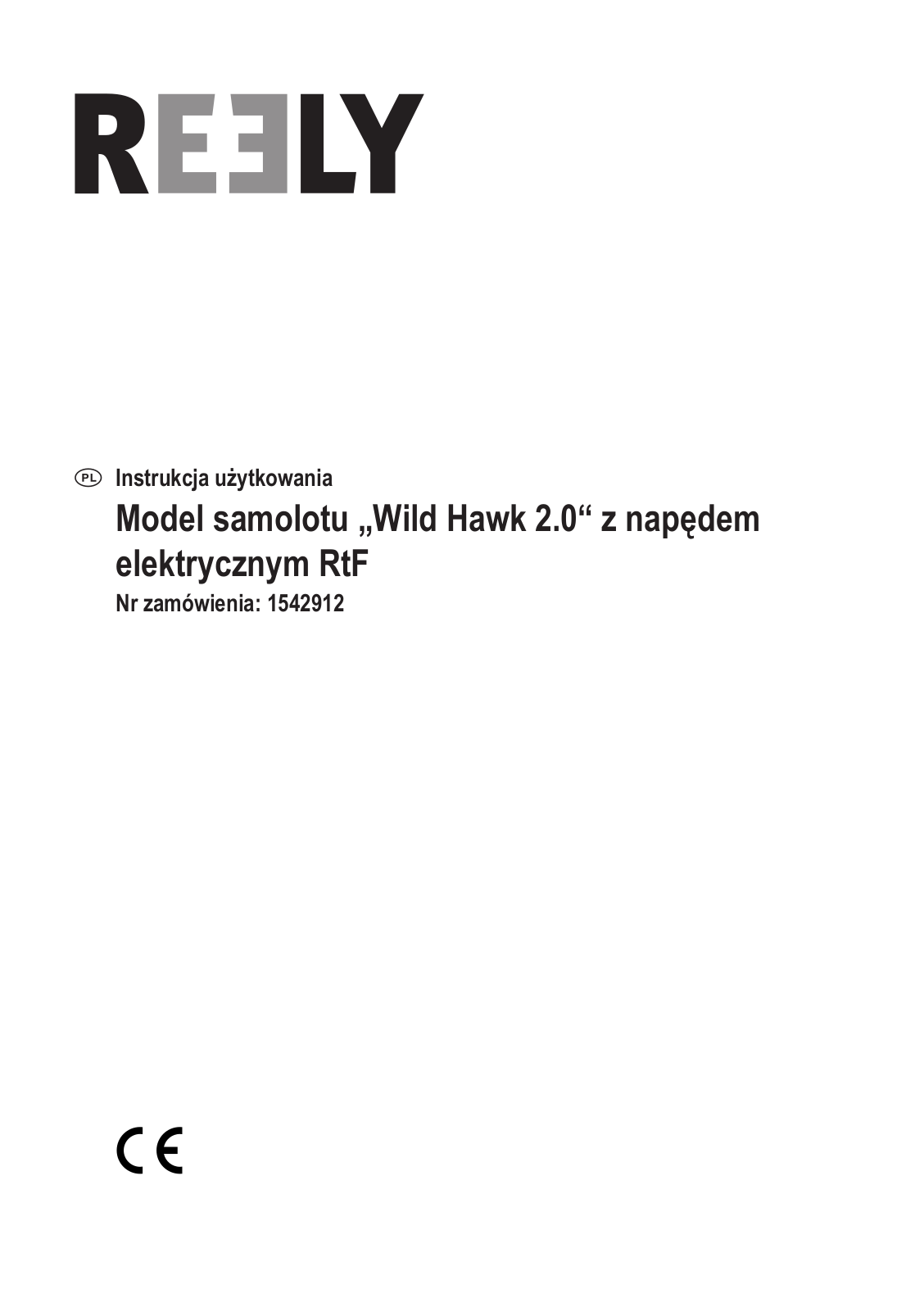 Reely Wild Hawk 2.0 User manual