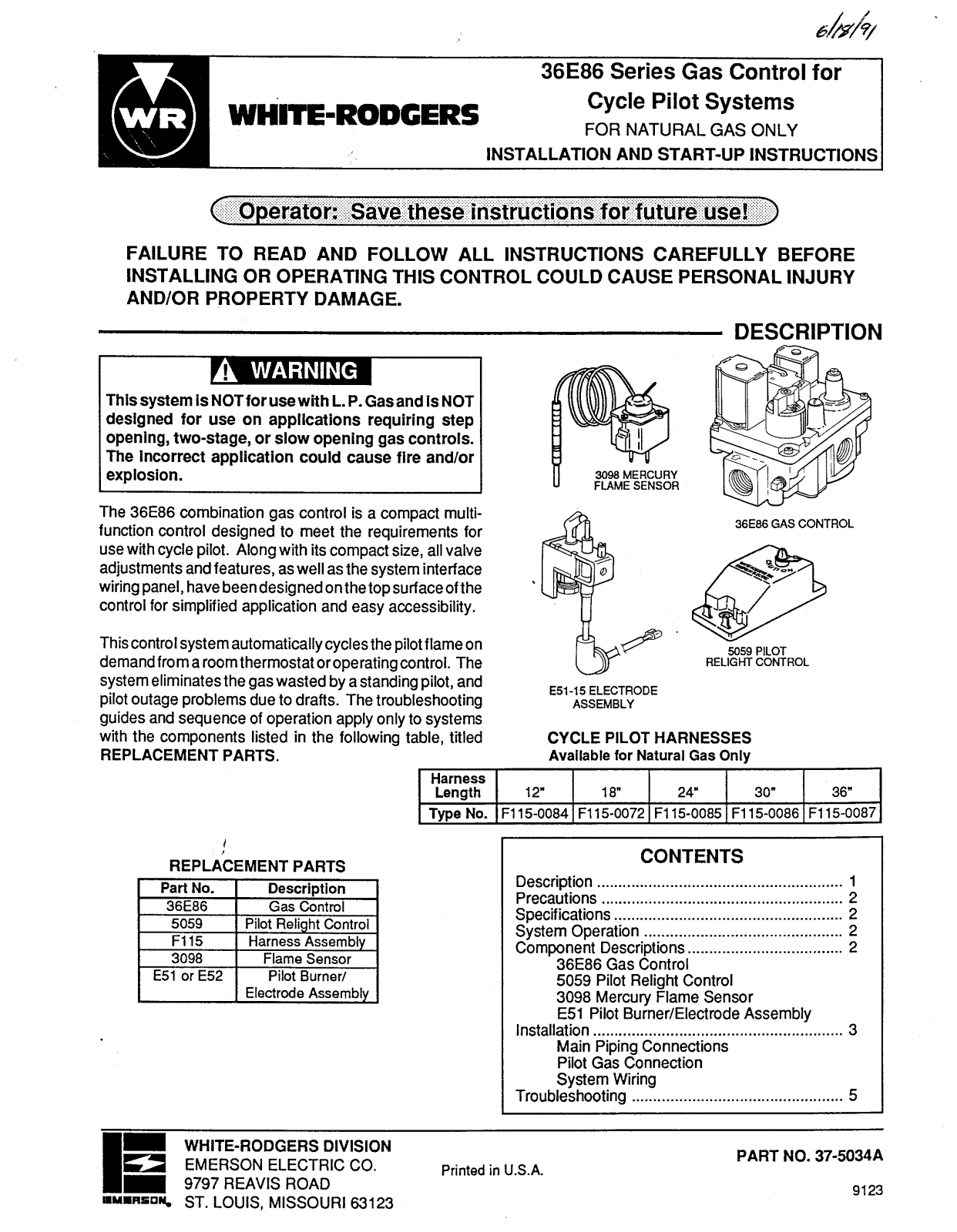 Emerson Process Management 3.60E+87 User Manual