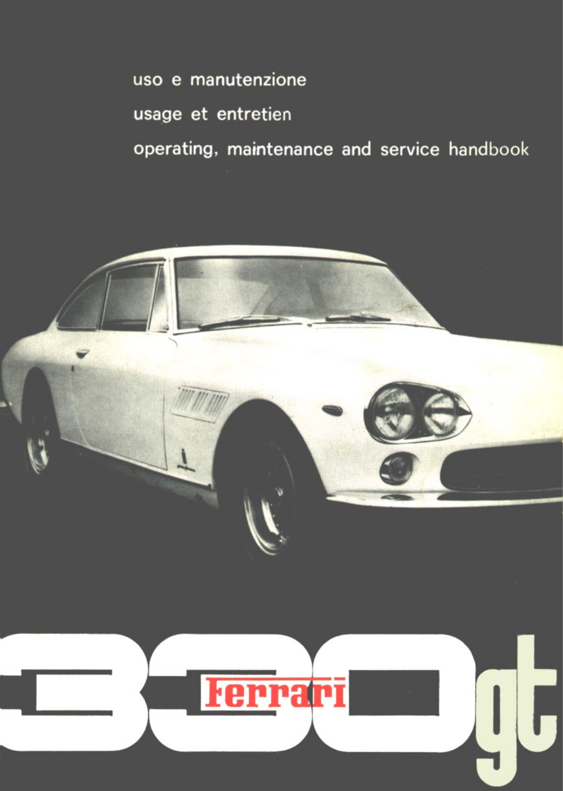 Ferrari 330-Gt 1964 Owner's Manual