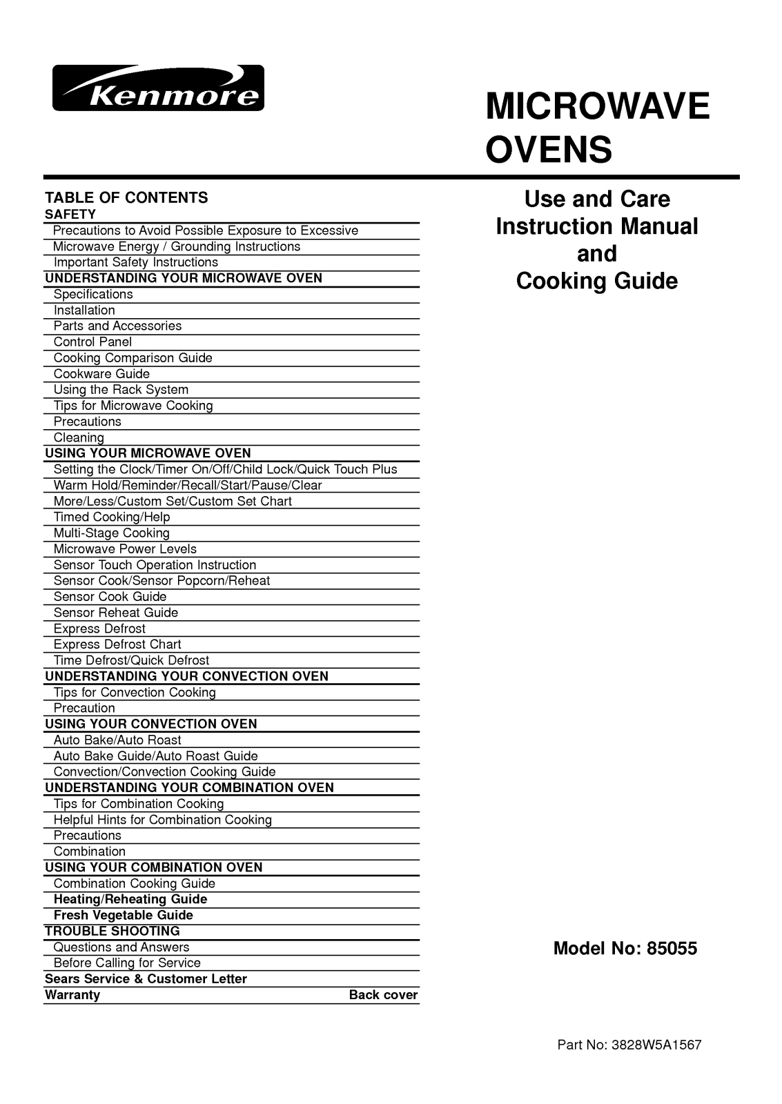 LG 85055 User Manual