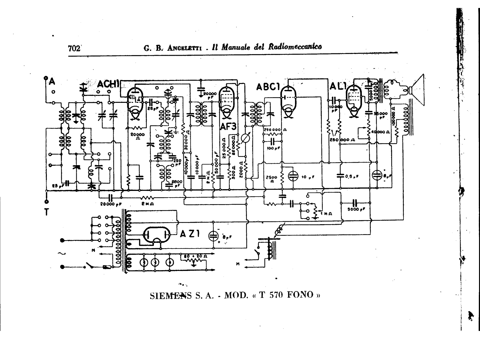 Siemens t 570 schematic