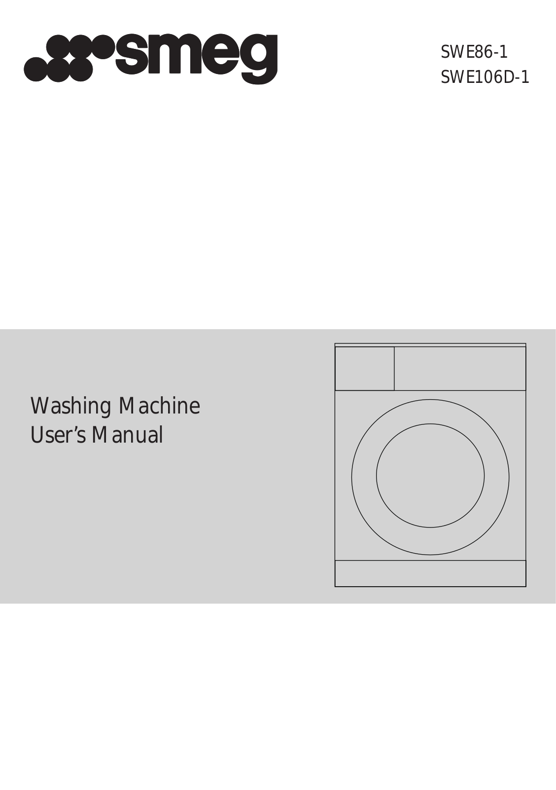 Smeg SWE106D-1, SWE86-1 User Manual