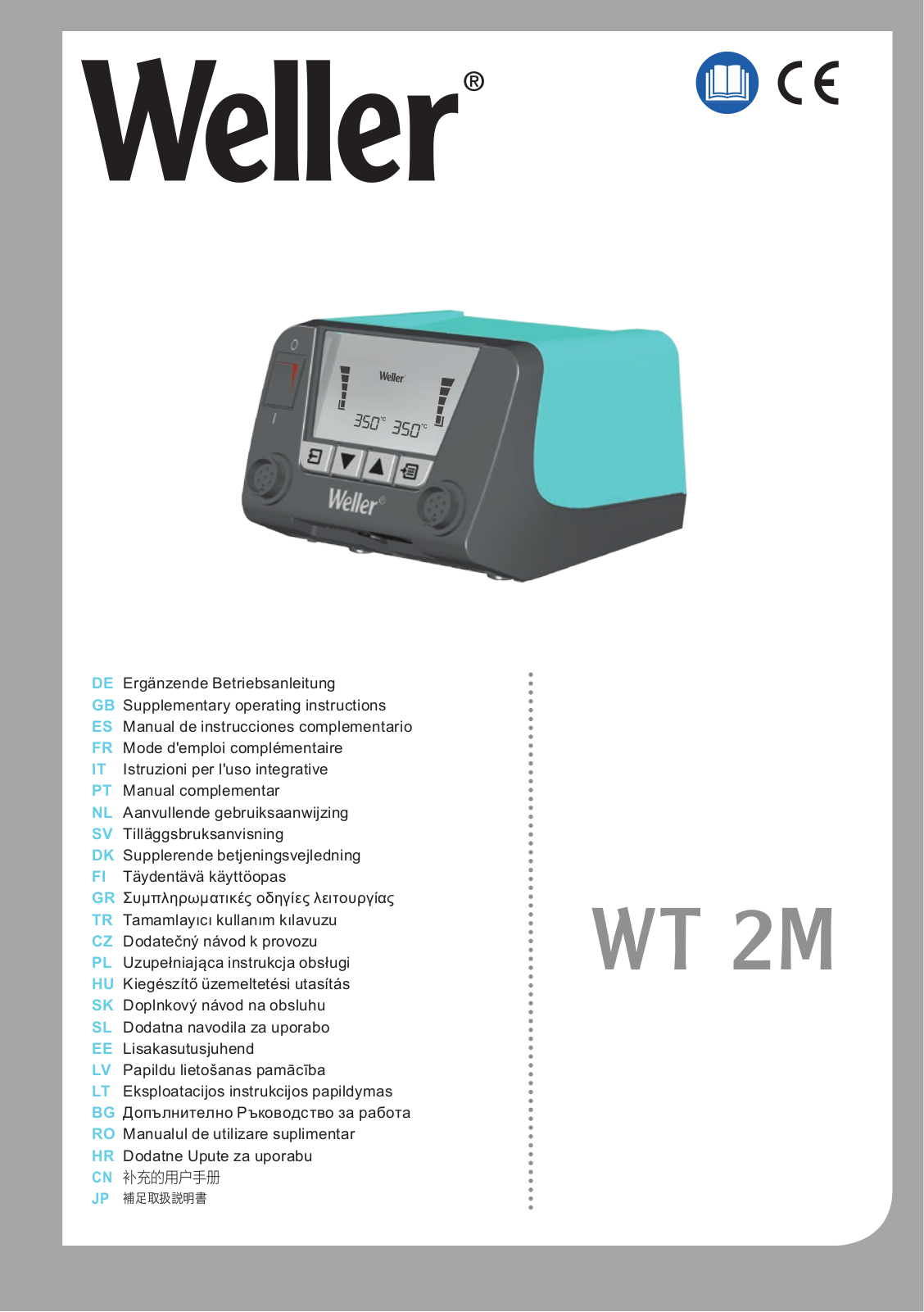 Weller WT 2M User guide