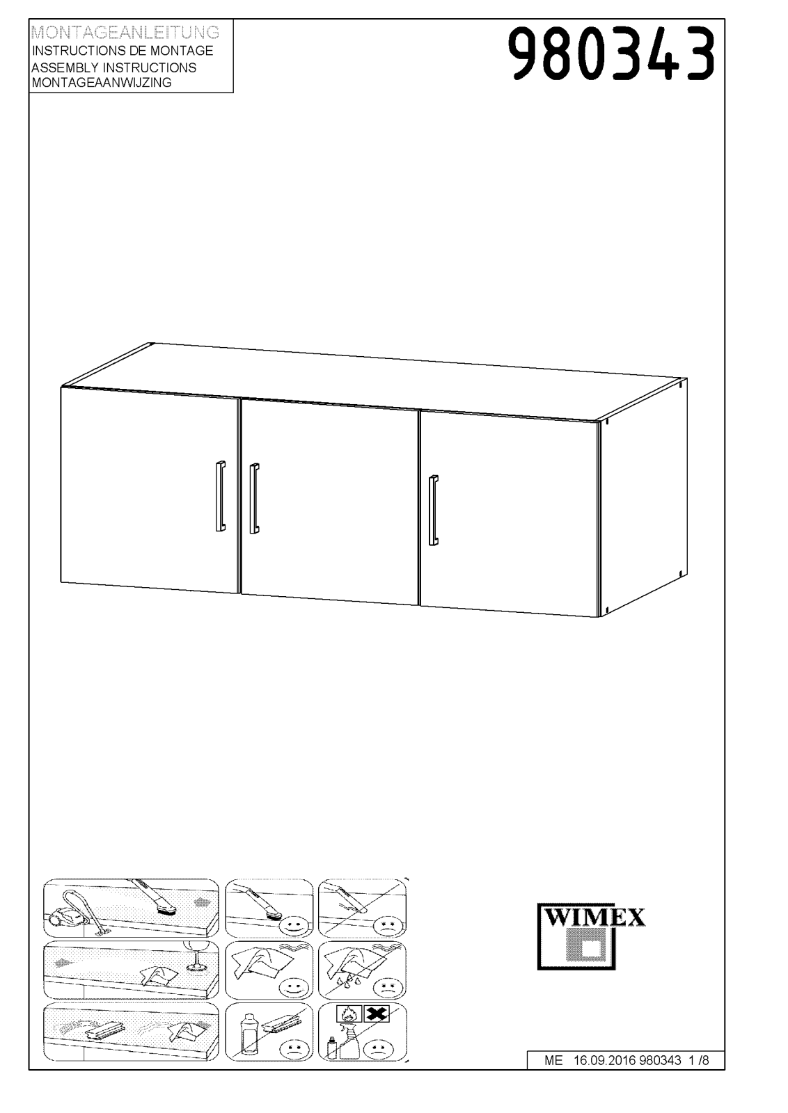 Wimex 980343 Assembly instructions