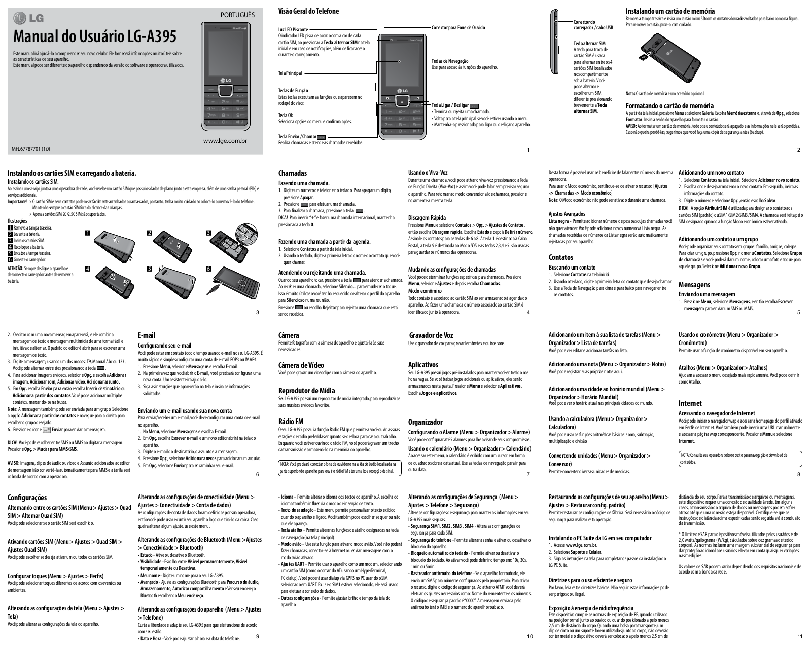 LG LGA395 Owner’s Manual