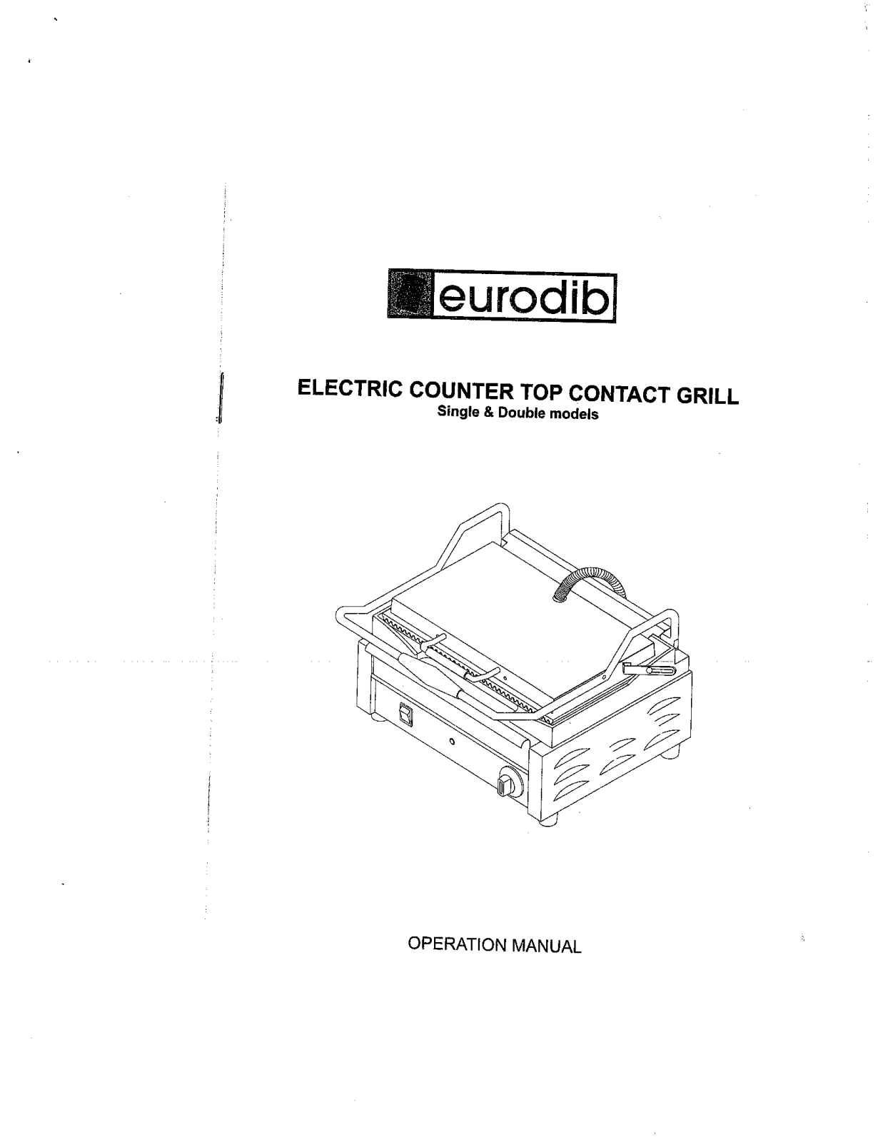 Eurodib SFE02345 Installation  Manual