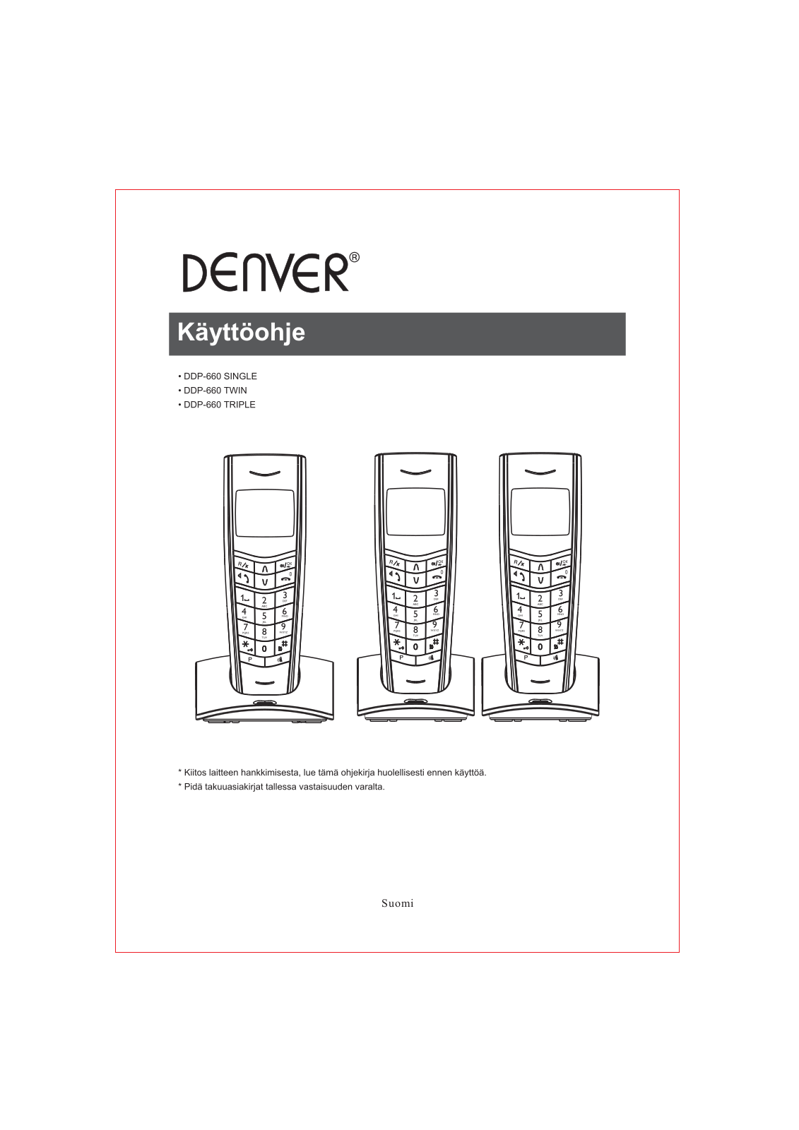 Denver DDP-660 User Manual