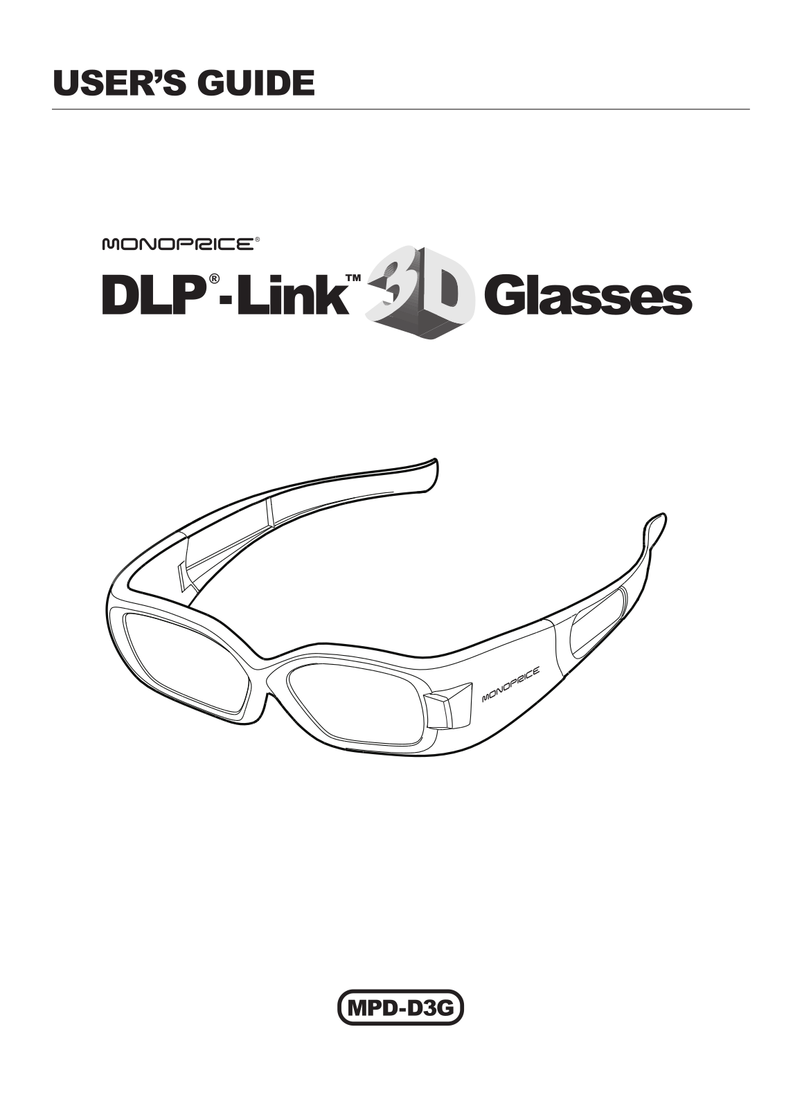 Monoprice DLP-Link 3D User Manual