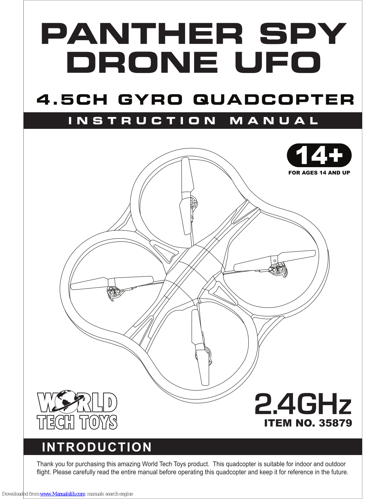 World Tech Toys 35879 Instruction Manual